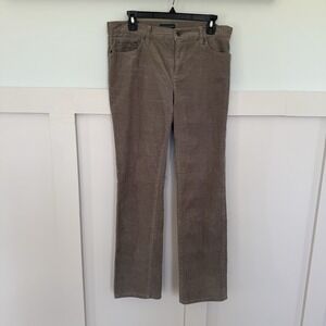 Lauren Jeans Co. Womens Pants‎ Size 8 Brown Corduroy Classic Straight Southwest